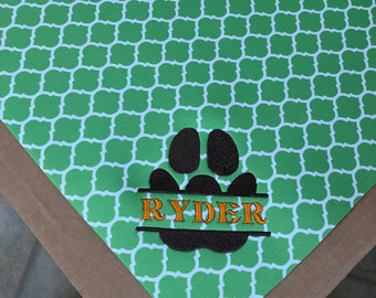 Personalized Dog Placemats - Pet Placemat - Embroidered Mat