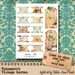 Shabby Chic Printable Page Tabs and Hang Tags