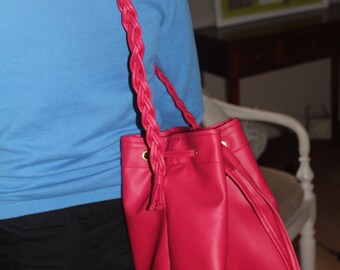 Vegan faux leather purse bag