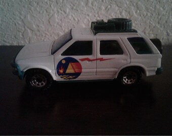 Vintage 1994 Matchbox SUV/Camping/ Campfire/Tent/ Moon/Lightening