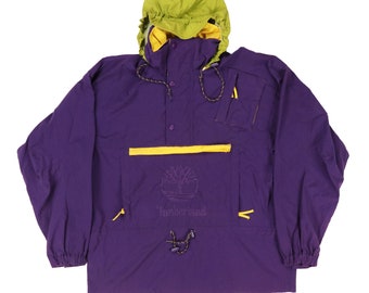 Vintage Timberland half zip Windbreaker jacket