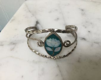 Alpaca Mexico Cuff Bracelet