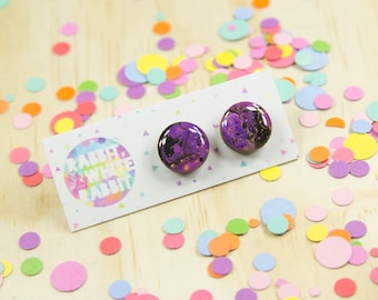Marble Hand Painted Studs