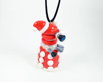Holiday Dalek Ornament - Doctor Who Ornament - Christmas Ornament - Keepsake Ornament