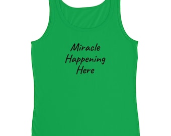 Miracle Happening here Ladies' Tank, mom, mother, mom to be, mother's day, mother's day gift, gift for mom