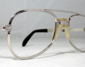 Tart Optical Aviator Eyeglasses Silver Vintage '70s