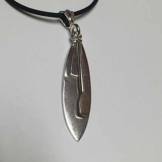 Stand Up Paddle and Board in sterling silver