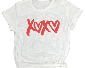 XOXO Shirt - Hugs and Kisses - In Love Gift - Gift for Wife - Unisex Tee - Cute Summer Shirts