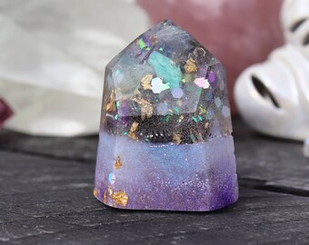 Orgonite® - Crystal Point - Necklace - Orgone Generator® - Psychic Abilities - Crystal - Handmade - EMF Protection - HoodXHippie
