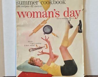 Vintage July 1954 Woman's Day Magazine - Vintage Magazine - Vintage Woman's Day Magazine - Woman's Day Magazine