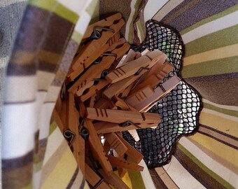 Clothesline Bag, Canvas Bag,Clothespin Holder,Peg Bag holder,Clothespins,laundry,laundry supplies,Clothespin,hanging bag,Homesteading Supply
