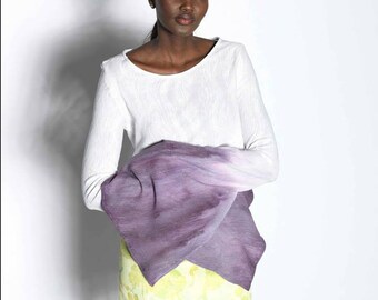 Hand Dyed Split Sleeve Knit Top