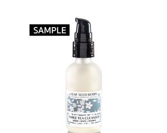 Three Tea Cream Face Cleanser, Gentle Cleanser, Organic Facial Cleanser, Cleanser Samples, Vegan Sensitive Skin, Cleansing Cream, Creamy
