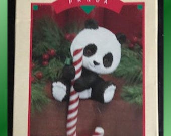 Hallmark Stocking Hanger Panda MIB 1984
