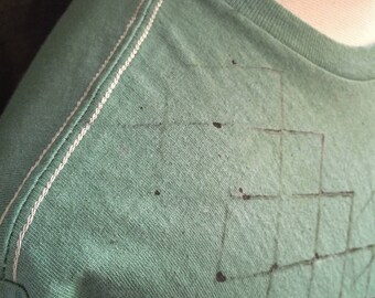 Green T-Shirt with double-sided design
