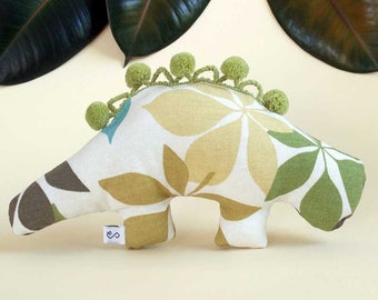 Dog Toy / Squeaky / Dinosaur Toy / Stuffed Dog Toy / Dino Toy / Modern Dog / Pom Pom Animal / Gifts For Dogs / Dog Gifts - The Schefflera