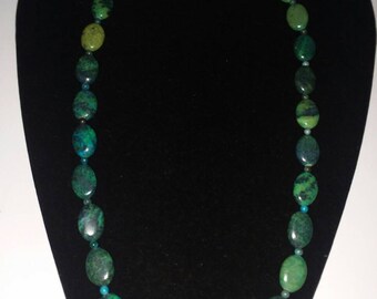 Chrysacolla necklace