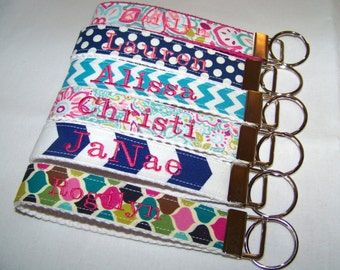 Personalized Monogrammed Key Fobs, Monogrammed Key Chains, Key Fobs, Key Chains
