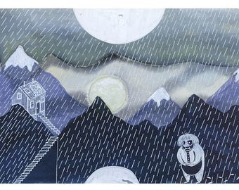 Rain (Limited Edition Giclee Art Print)