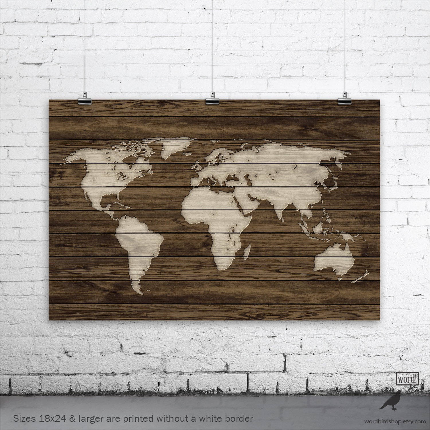 World Map Poster Rustic Decor Wall World Map Poster Rustic Decor Wall