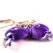 Earrings Handmade, Silver Earrings, Dangle Earrings, Polymer Earrings, Ready to Ship, Drop Earrings, Purple Earrings, Statement Earrings