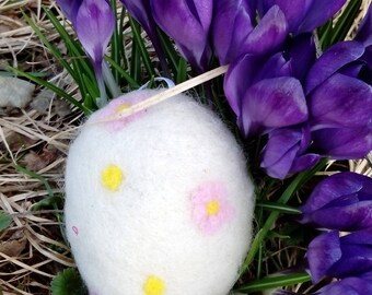 Felted egg, felted easter egg