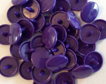 Set of 50 Purple 12mm (T5) KAM snaps, or 40 pieces (B35)
