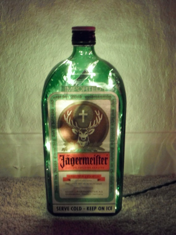 jagermeister lighted bottle decorative l great gift for jagermeister lighted bottle decorative l great gift for