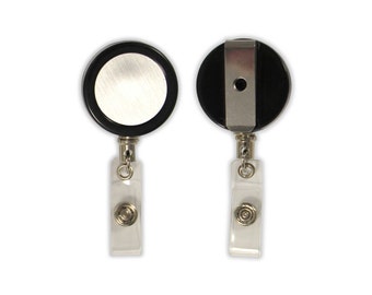 Heavy Duty Badge Reel w/ Steel Cord for ID / Badge / Holder