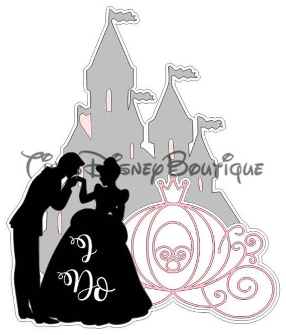 Download Disney SVG clipart Cinderella Castle I DO Title Disneyland