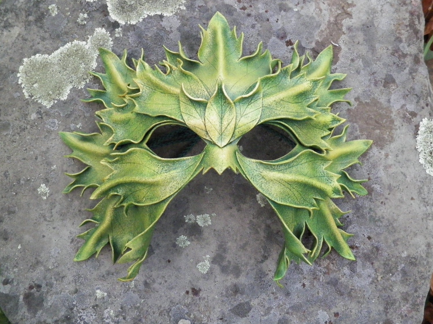 Great Greenman leather mask