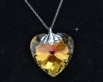 Aurora Borealis Swarovski pendant