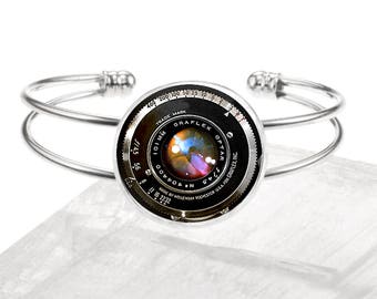 CUSTOM PERSONALIZED BRACELET Your Photos / Text of Any Image From My Store ("Camera Lens" Shown) Bracelet Custom Photo Bracelet Personalized