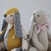 Memory Bunny pattern Posted Memory keepsake bunny sewing