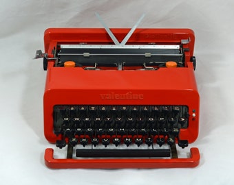Typewriter. Olivetti Valentine. Design Classic. Spring Sale. REDUCED!