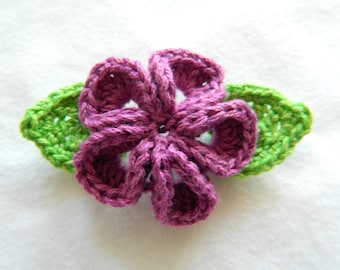 Crochet Flowers Applique, Scrapbooking application