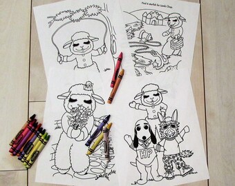 Vintage coloring pages | Etsy