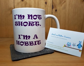 I'm not short I'm a Hobbit mug.
