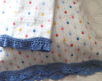 Handmade, Blue and White Pillowcases