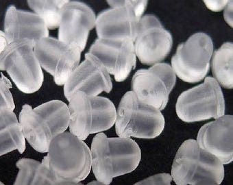 50 pc - Earring Backs Stoppers - 5mm