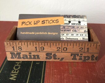 Yardstick Business Card Box