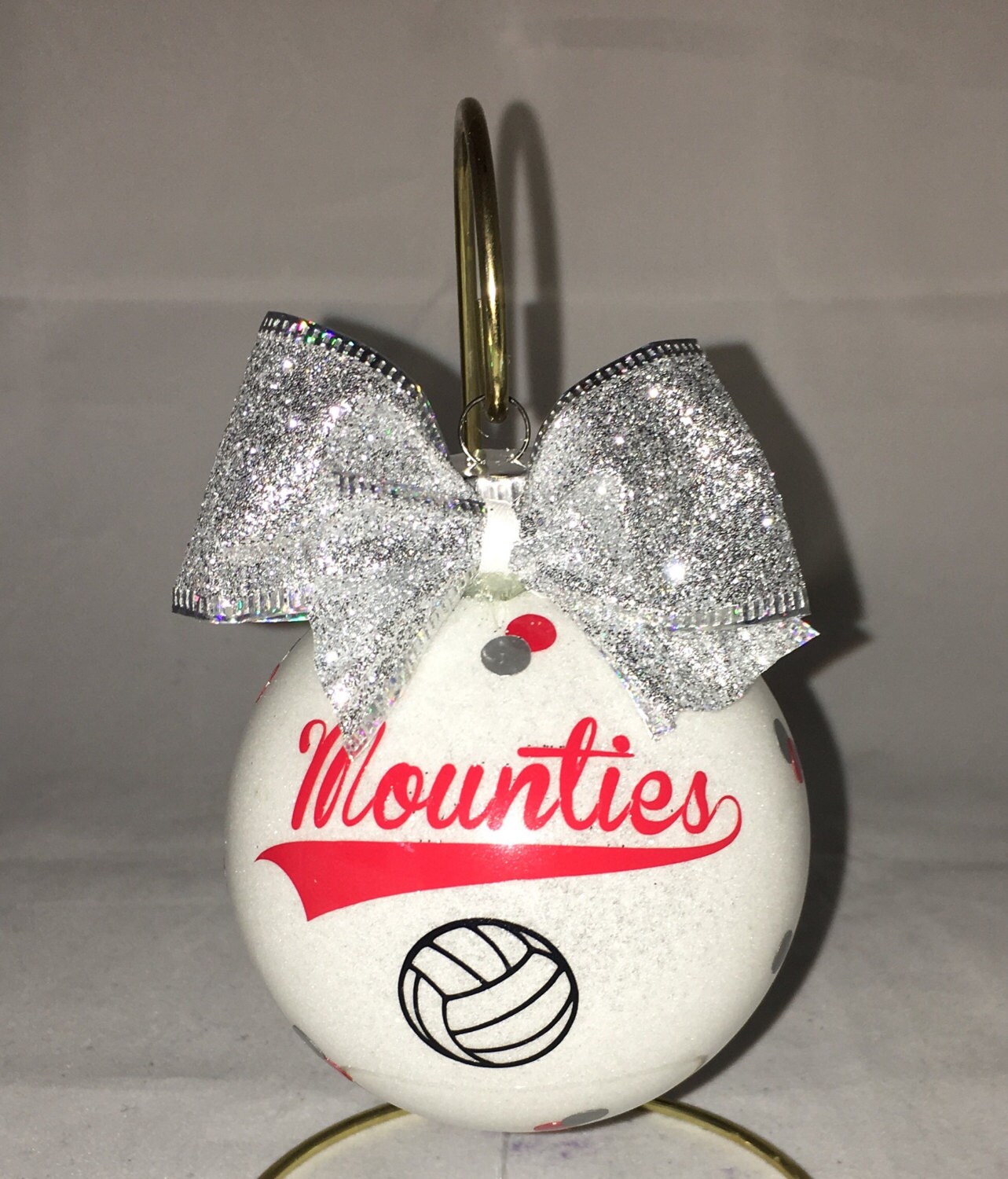 Volleyball ornaments personalized custom volleyball