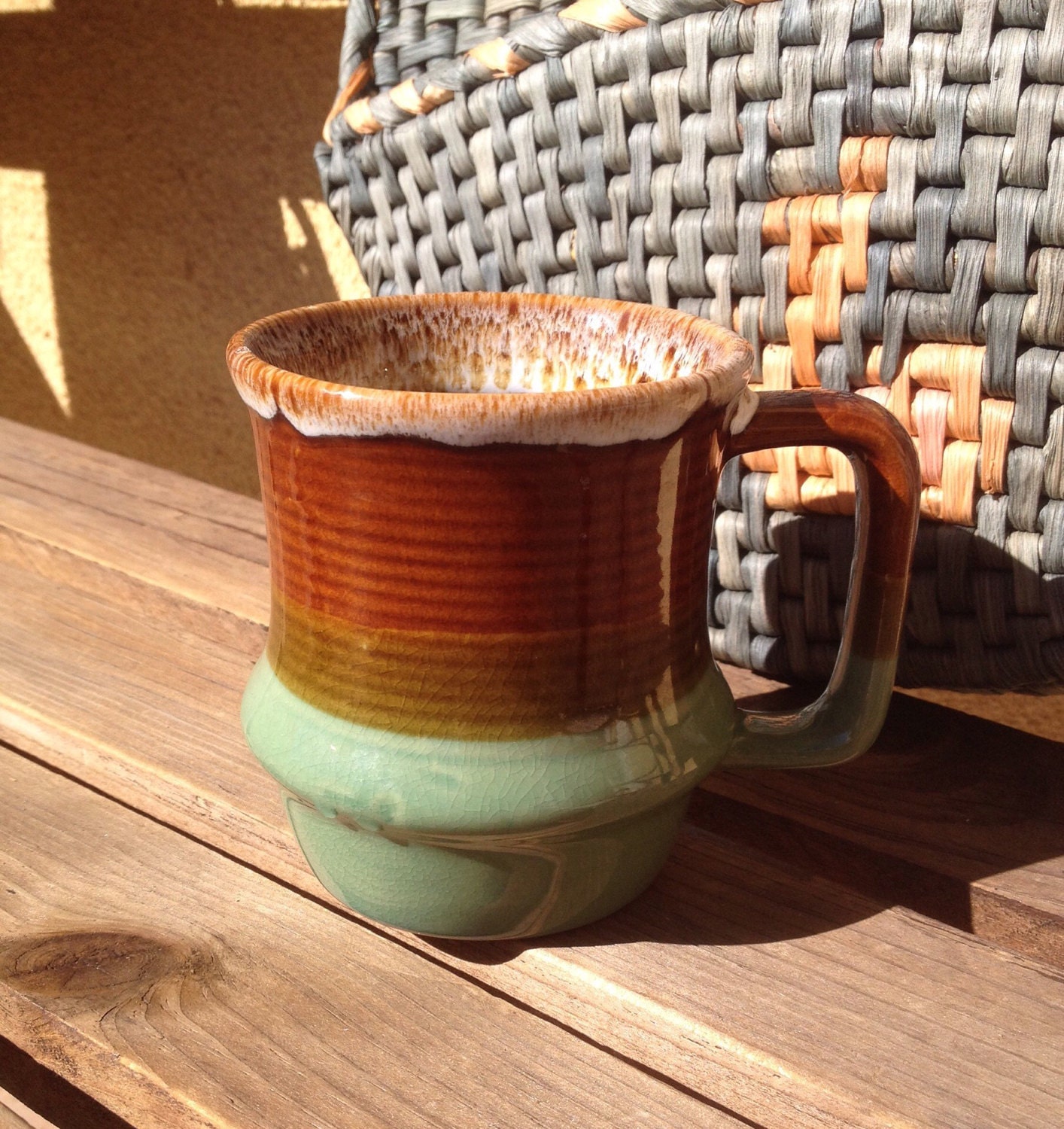 Glazed ceramic mug Pottery Mug Glazed Pottery Cup Ceramic