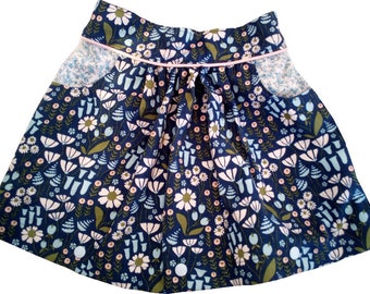 Scalable skirt, T 6-7-8 years, Velvet