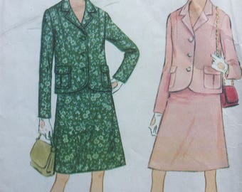 Sewing Pattern - suit pattern - pattern for ladies Suit - Bust 31-31.5", Vintage Sewing Pattern - 1960s suit pattern