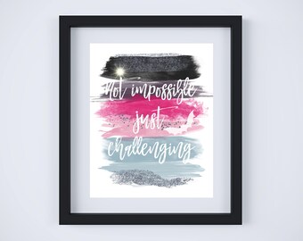 Draculaura - Monster High - Watercolor Brush Art Print with Quote: 8" x 10"