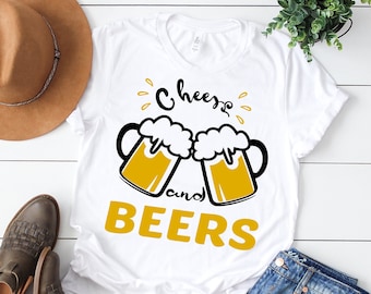 Cheers & Beers svg, 30 birthday drink svg, Cheers and beers svg, Beer svg, Beer Mugs svg, Beer clipart, SVG, DXF, eps, png, pdf, Beer shirt