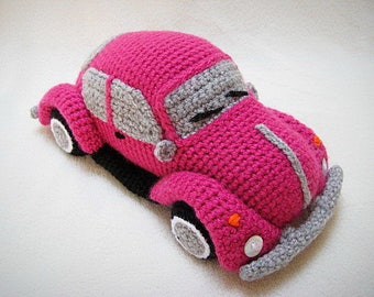 Amigurumi VW Beetle Volkswagen Inspired VW Bug Car Crochet Pattern PDF