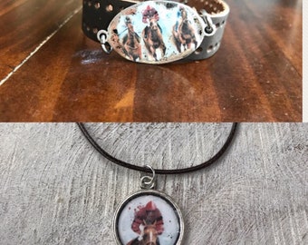 Derby necklace or bracelet