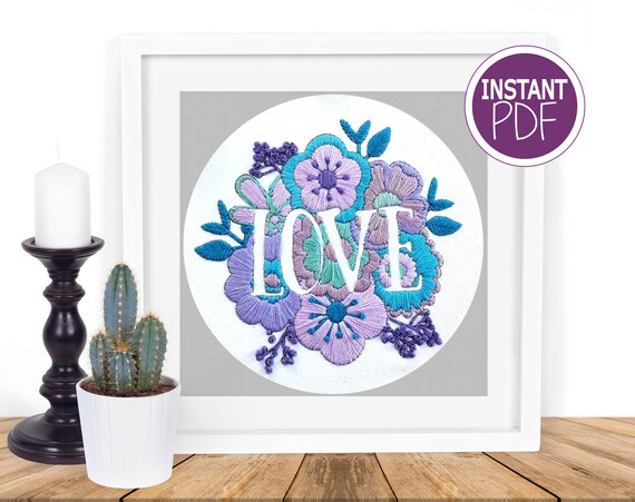 Embroidery pattern love embroidery design love hand Embroidery pattern love embroidery design love hand